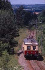 T3 bergwrts fahrend, kurz vor dem Gaswerk.
11.7.2003