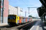 Seltener Gast in Thringen: Ein Triebwagen der Taunusbahn durchfhrt Erfurt Hbf.