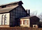 Die bernachtungsquartiere fr das Lokpersonal befanden sich im hinten anschlieenden Anbau, der mit einer Zentralheizung im Keller ausgestattet war, 1. Hlfte der 1980iger Jahre.