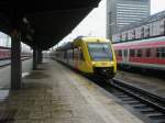 Hier HLB84251 von Brandoberndorf nach Frankfurt(Main) Hbf., bei der Einfahrt am 22.7.2010 in Frankfurt(Main) Hbf.