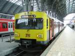 Ein HLB/TSB Triebwagen in Frankfurt am Main Hbf am 11.02.11