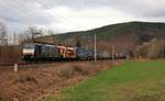 189 281-9 (TX Logistik) und 182 572-8 (TX Logistik) zu sehen mit (46705 am 11.02.18 in Remschütz.