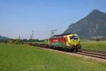 TX Logistik Siemens Vectron 193 557-6 mit KLV Zug in Niederaudorf am 10.08.20