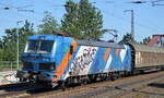 TX Logistik AG, Troisdorf [D] mit  192 009  [NVR-Nummer: 91 80 6192 009-9 D-NRAIL] und Ganzzug Schiebewandwagen am 09.09.21 Bf.