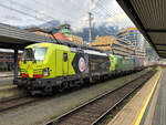 TXLogistik 193 556  With the licence to Rail vor einem schweren KLV Zug Richtung Brennerpass.