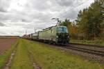 TX Logistik Siemens Vectron 193 582-4+193 52-1 mit KLV Zug in Altheim bei Dieburg am 23.10.21