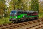 TXL/ELL 193 277 Vectron in Wuppertal, am 25.04.2022.