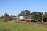 193 274-8 (ELL / TX Logistik) mit einem Güterzug in Hilperting, 11.