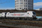 Siemens Vectron 193 308-2 durchfährt am 24.01.2024 den Bahnhof Pratteln.