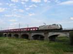 Ein leerer TXL Autotransport ist am 7.8.08 auf der KBS 380 Richtung Hannover unterwegs.