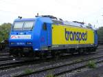 transped,TX-Logistik 185 518-8 im hf der WHE.(05.10.2008)