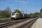 182 511 + 185 538 + 482 047 mit DGS 43101 am 25.04.2009 in Brixlegg.