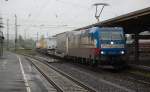 185 512-1 (TXL,Rostock Port) mit einem KLV am 7.5.2009 durch Kreiensen