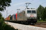 185 531, eine SBB Cargo 482 und eine MRCE 185 mit DGS 43101 am 05.06.2009 in Haar (bei Mnchen).