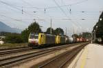 189 923 + 924 im Einsatz fr TXL mit dem DGS 43101 im September 2009 in Brixlegg.