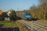 185 514-7 mit Autotransportwagen in Fahrtrichtung Sden bei Ludwigsau Friedlos.