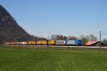 185 512 + 539 mit DGS 43101 am 07.04.2010 bei Niederaudorf