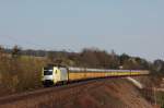 ES 64 U2 - 012 mit Altmannzug am 29.03.2011 bei Laaber