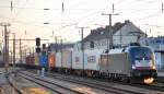 TXL Zug mit 182 537 bei der Durchfahrt in Wien-Nussdorf.