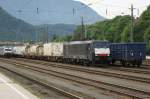 189 923-6 (TXL) bei der Ausfahrt in Kufstein am 06.06.2012