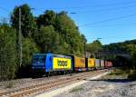 185 518 mit DGS 43101 nach Verona am 06.09.2011 unterwegs bei Mhren.