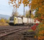 182 511 (ES 64 U2-011) mit KLV-Zug in Richtung Norden.