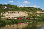 ES 64 U2-095 (TXL) mit FYRA-berfhrung in Retzbach (Zellingen) [04.08.2012]