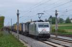 185 531-1 TX Logistik passiert am 06.05.13 Althegnenberg Richtung Mnchen.