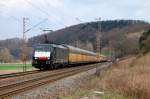 TXL ES 64 F4-038 mit einem ARS-Zug am 19.04.2013 bei Einbeck-Salzderhelden