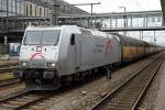 185 539 mit Güterzug in Regensburg Hbf.