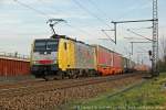 TXL 189-996 mit einem LKW Aufliegerzug am 19.03.2014 in Köln Porz Wahn.