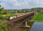 182 511 mit einem ARS-Altamann am  23.04.2014 auf der Mariaorter Brücke bei Regensburg-Prüfening.