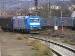 Die BR 185 518-8 der TXLogistik am 10.12.2006 in Gttingen