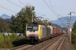 TXL 189 995 + 910 mit Klv Zug am 12.10.2014 in Schaftenau.