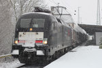 ES 64 U2-099 bei Schneetreiben im Schwerter Bahnhof.
Aufnahmedatum: 24.01.2015