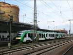 Ein Coradia LINT 41 (BR 648) + LINT 27 (BR 640) von vectus nach Limburg an der Lahn; Koblenz, 04.04.2008  