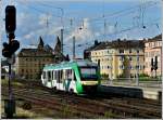 - Am Hauptbahnhof in Koblenz - Der Vectus VT 256 wird in Krze den Hauptabhnhof von Koblenz erreichen.