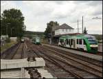 Ein LINT27 VT206 der VECTUS verlsst auf dem Weg nach Limburg(Lahn) Westerbrurg.