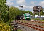 VT 203 (ein CORADIA LINT 27) der vectus Verkehrsgesellschaft mbH fhrt am 13.05.2012 in den Bahnhof Ingelbach/Ww ein.