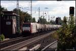 CCL 185-CL 003 mit Kesselwagen (angemietet von Veolia Cargo Deutschland, gesichtet Berlin Karow 11.09.2009)