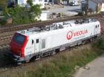 Prima E 37 530 der Veolia Transport steht in Amstetten am 19.09.2009