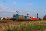 ATLU/VPS 185 514 + ATLU/VPS 185 511 mit dem Innofreight Kohlezug von Beddingen nach Waltershof Alte Süderelbe als 60606 hier bei Vöhrum.