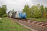 185 530-3 VPS bei berquerung des Mittellandkanals bei Peine am 22.04.2009