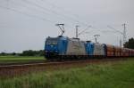 185 530-3 und 185 519-6 VPS am 09.05.2009 bei Woltorf