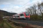 Eine seltsame Begegnung der ITINO-Art machten wir am 27.02.2010 zwischen Mecklar und Friedlos, als zwei VT der VIAS / Odenwald-Bahn gen Sden an uns vorbeirauschten.