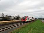 VIAS Bombardier Itino VT111 + VT 1xx am 23.12.17 in Hainburg Hainstadt als VIA25142