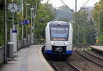 VIAS VT 253 (648 263) kommt als Sonderfahrt aus Neuss nach Düren  und kommt aus Richtung Neuss,Herzogenrath,Kohlscheid,Aachen-West und fährt durch Aachen-Schanz in Richtung