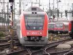 Hier fhrt gerade die Odenwaldbahn aus dem Bahnhof Frankfurt am Main.