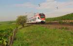 VIAS 414 als VIA 25013 (SE 10) von Neuwied nach Frankfurt (M) Hbf, bei Erbach (Rheingau); 02.09.2011 