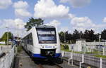 VT 212 der Rurtalbahn in Jülich.